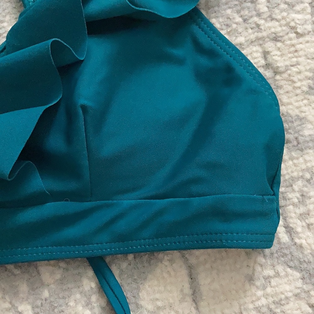 NWT Blue Ruffle Bikini - Picture 14 of 14